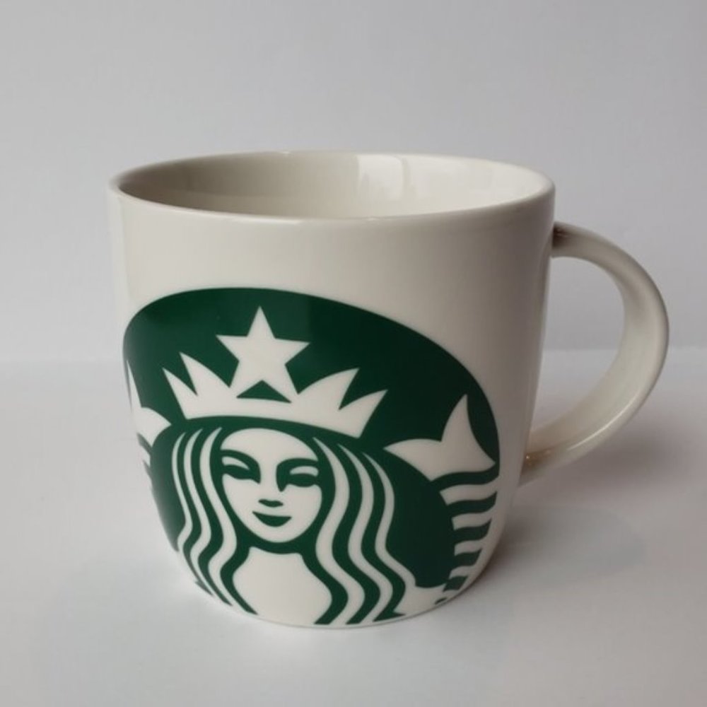 Starbucks Mermaid Logo Mug Coffee Cup Green Siren